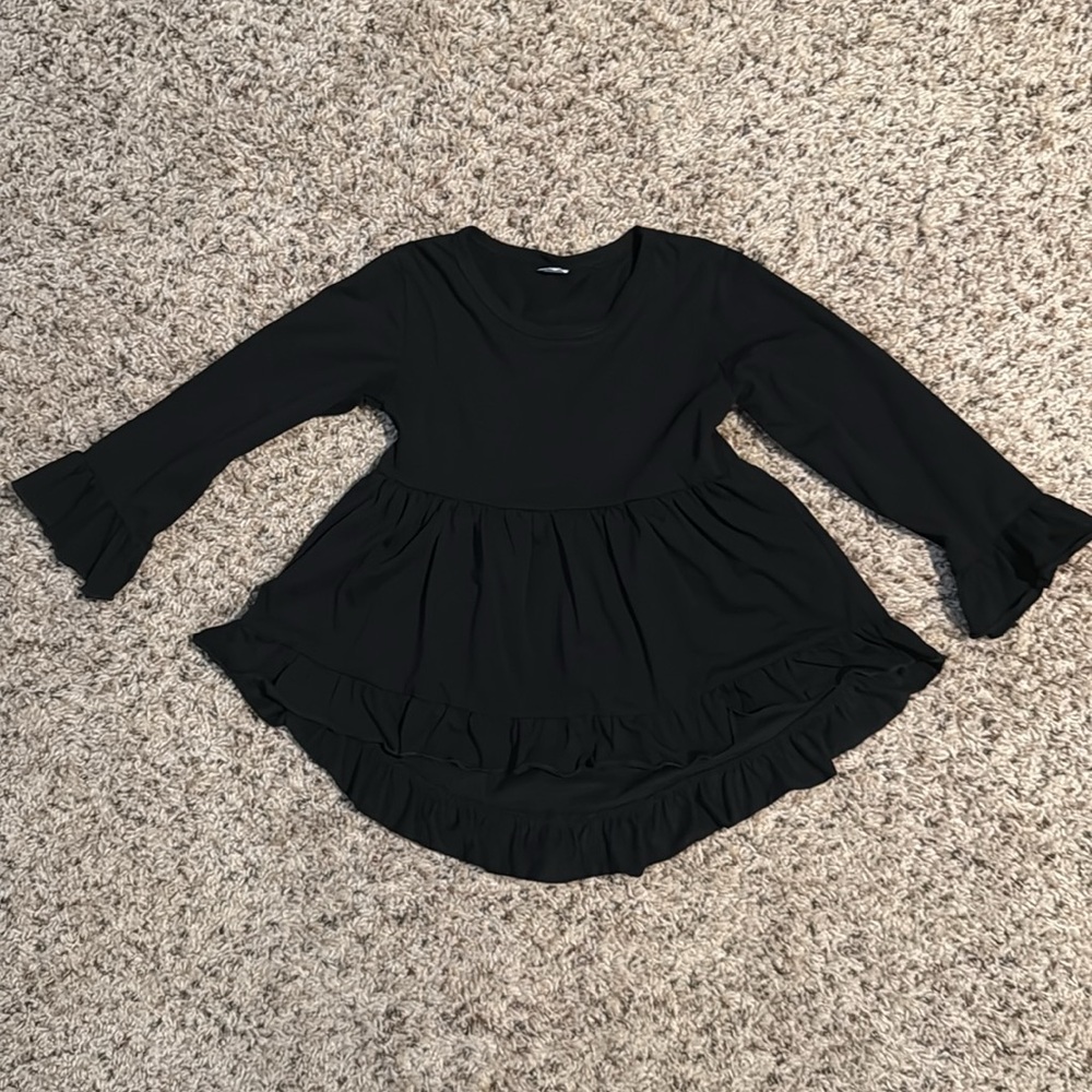Girls size 130(6/7) matching sunflower pants set - Picture 2 of 3
